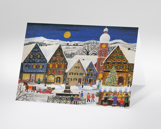 Winterstimmung auf dem Marktplatz