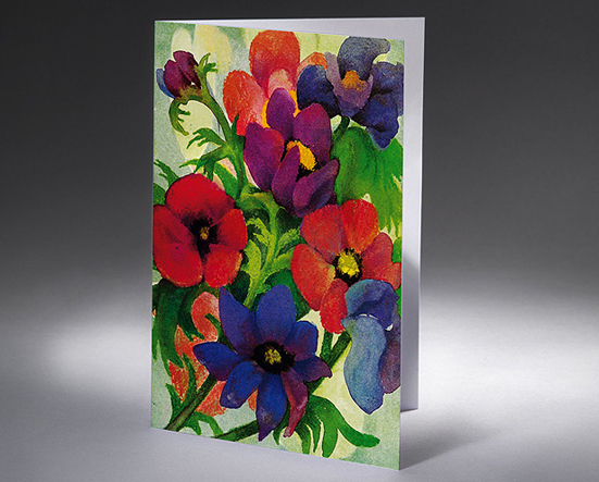 Ein bunter Strauß mit Anemonen