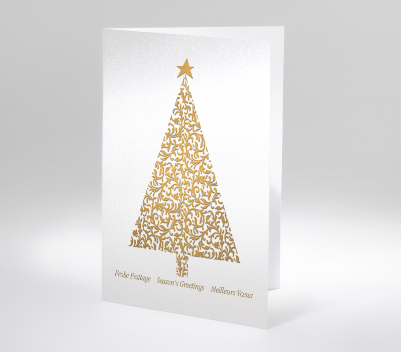 Goldener Weihnachtsbaum