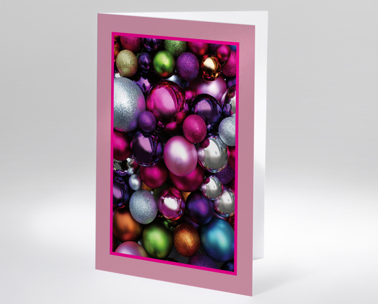 Bunte Weihnachtskugeln