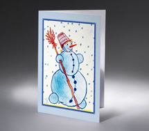 Lustiger Schneemann