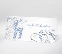 Weihnachtsornament blau