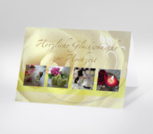 Glückwünsche zur Hochzeit