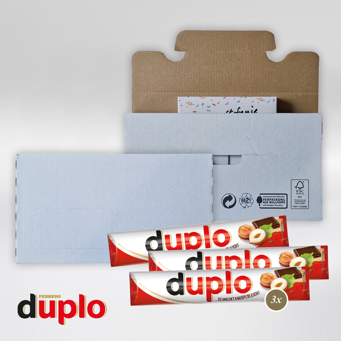 Weißer Versandkarton für den sicheren Versand.